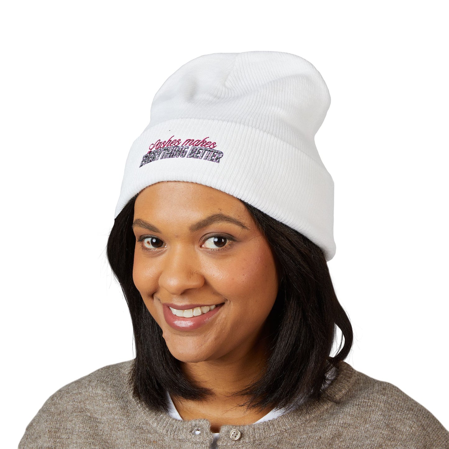 PrettyThickLash Cuffed Beanie
