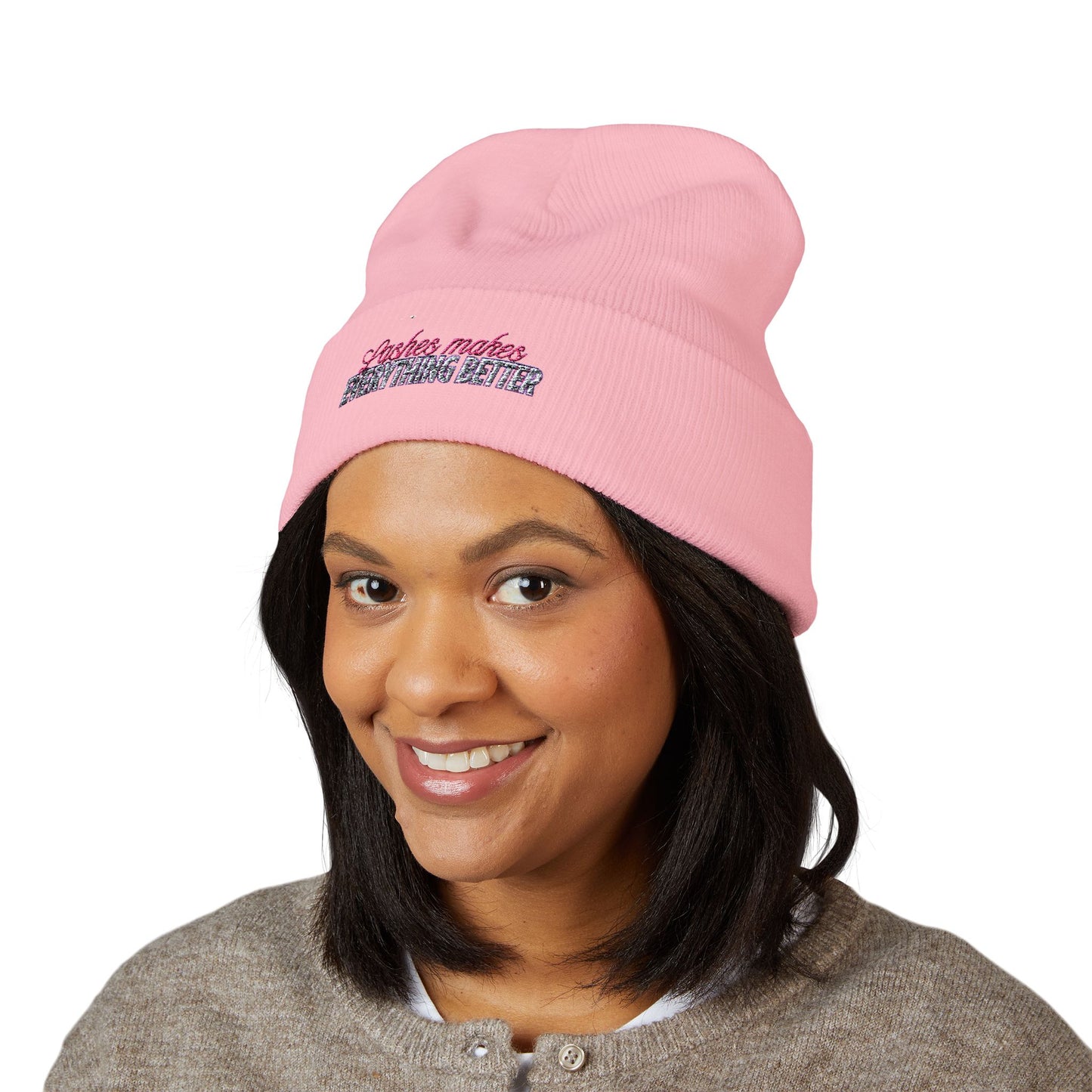 PrettyThickLash Cuffed Beanie