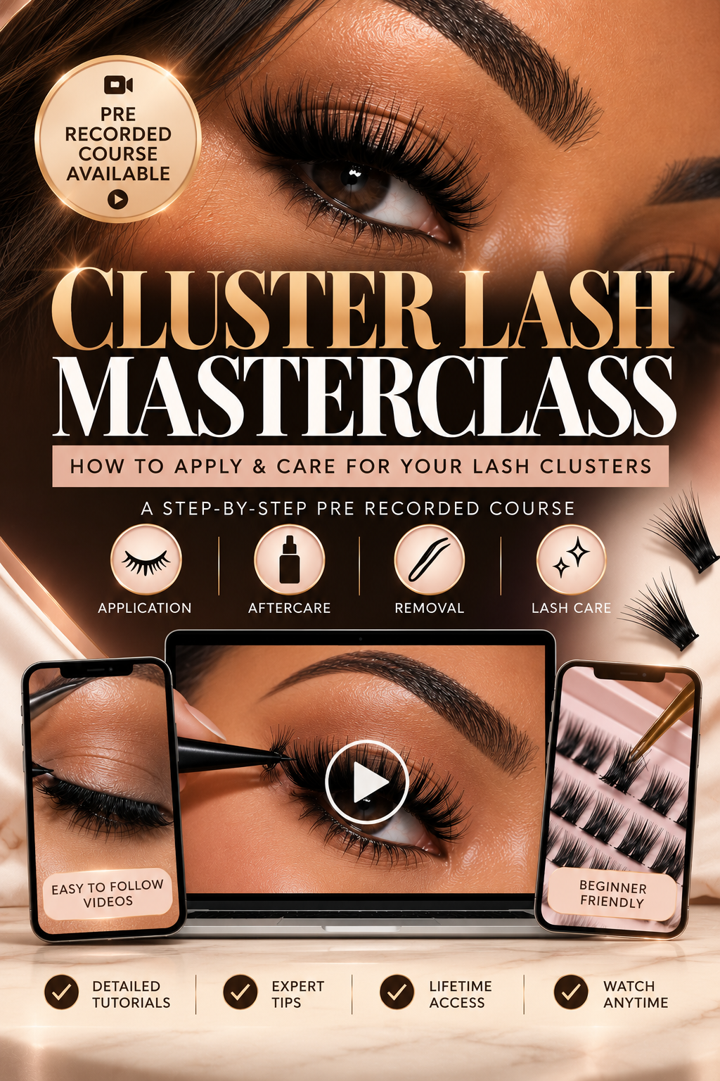 ✨ CLUSTER LASH MASTERCLASS